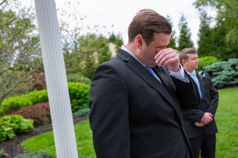 Dan emotional as Maddie walks down the aisle at Heritage Hills Golf Resort